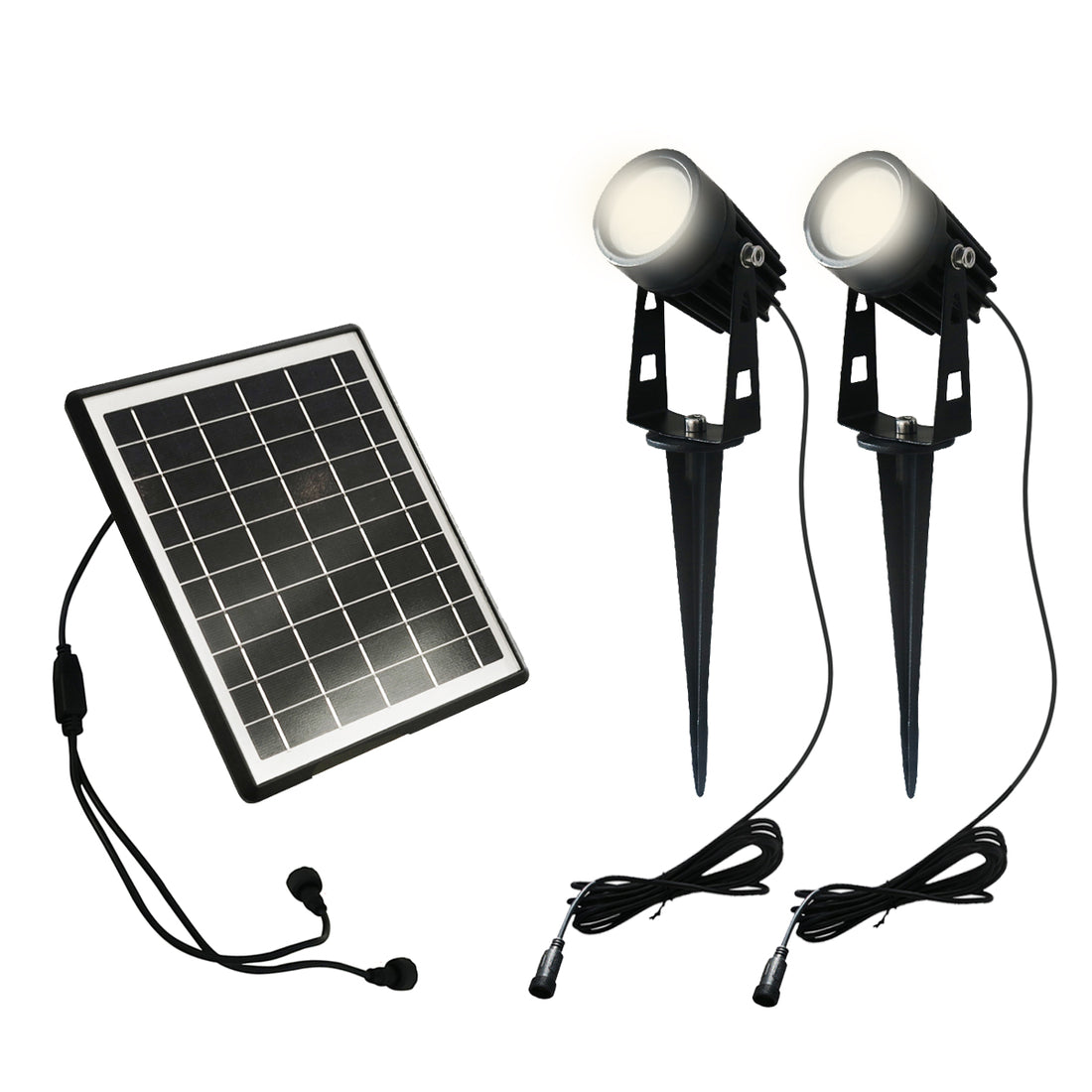 Glowzest Solar Spotlights - Set of 3