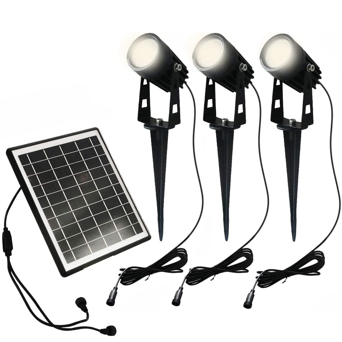 Glowzest Solar Spotlights - Set of 3